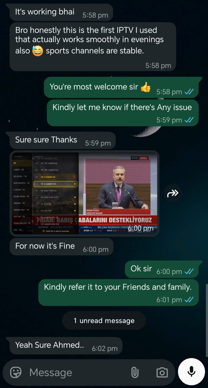 Abdul Samad WhatsApp Review